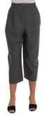 Dolce & Gabbana Gray Wool Capri Pants